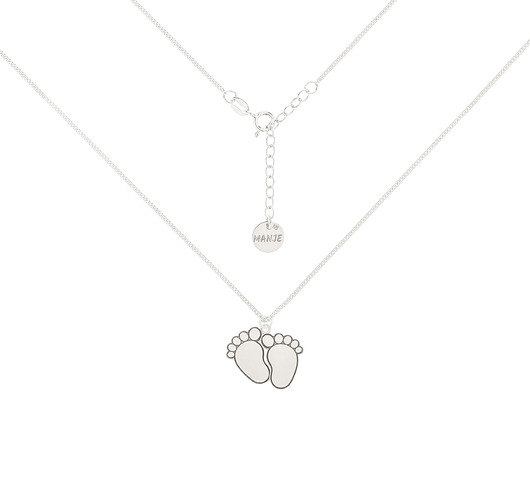 chokery Srebrny choker pancerka z dwiema stópkami
