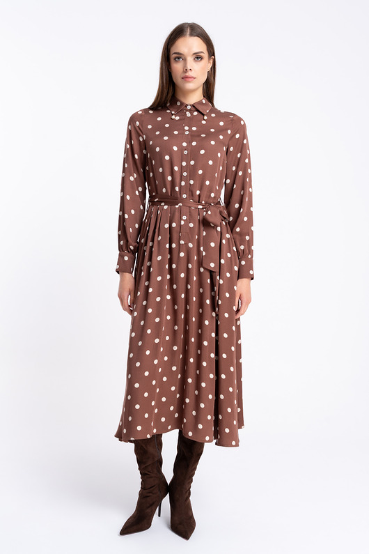 sukienki midi damskie Sukienka Deborah Brown Dots
