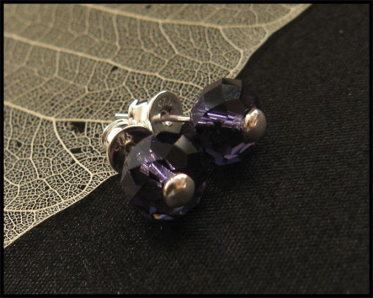 LUXURY-Najdelikatniejszy kryształ Swarovski-Purple Violet Little Dreamer