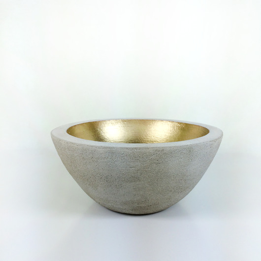 Betonowa misa #1 Gold mosso