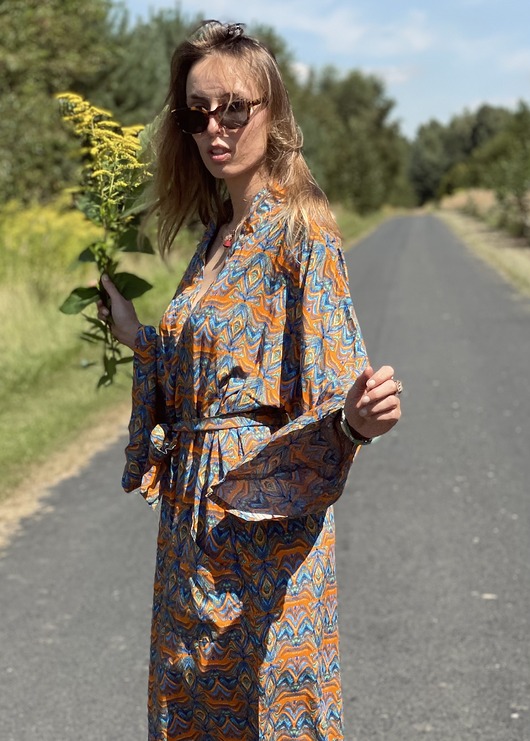 bluzki kimonowe damskie Kimono Sunset