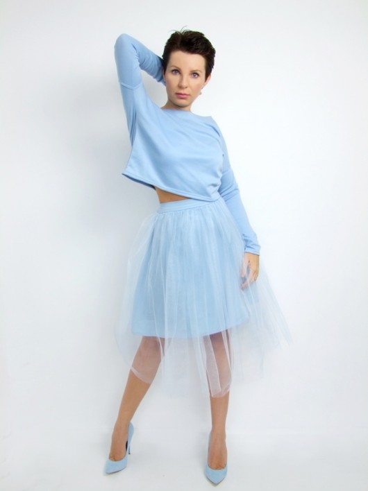 Bluza krótka by momo momo fashion