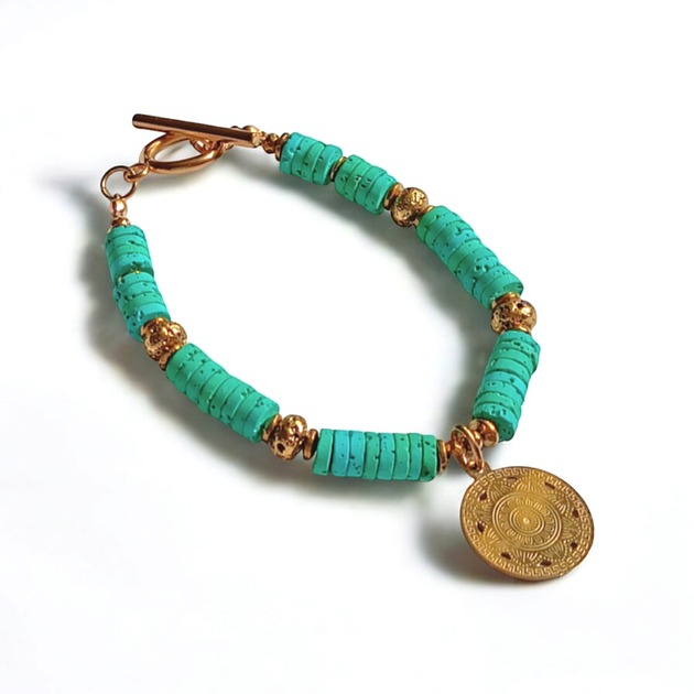 bransoletki z kamieni naturalnych UNIKATOWA bransoletka  SUMMER collection