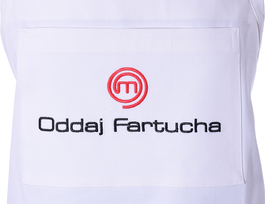 fartuchy kuchenne Fartuch Kuchenny  bawełniany biały haftowany Oddaj fartucha EXTRA PREZENT