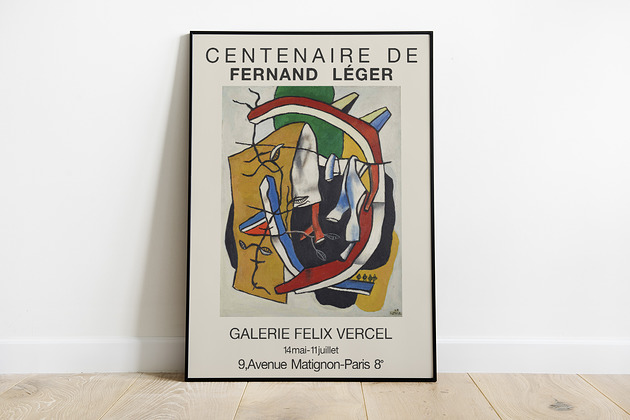 Fernand Leger - plakat wystawowy Pas De LArt
