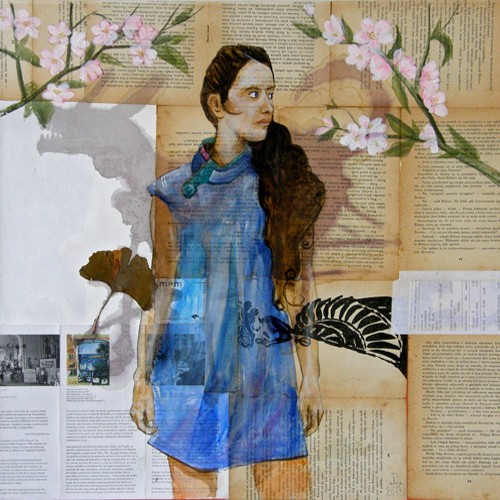 "Kwiat jabłoni" 60x60cm Dabrowski