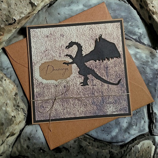 kartki scrapbooking Dla fana GRY O TRON : dracarys :: smok : game of thrones