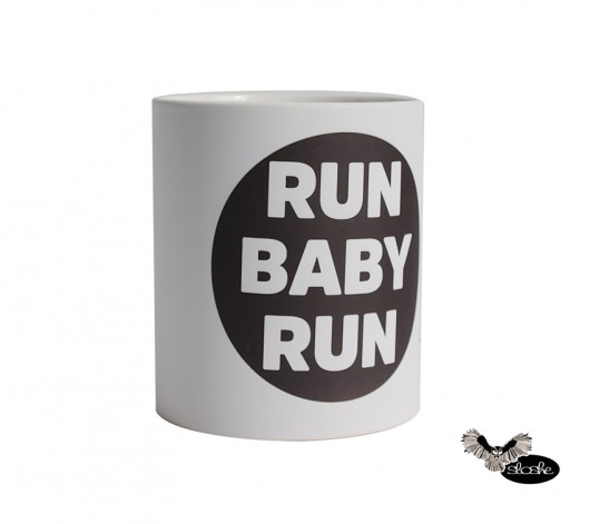 Run Baby Run, kubek 330ml Sowia Aleja