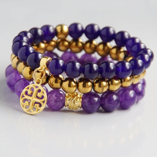 KOMPLET :: purple & gold :: set I kaktusia