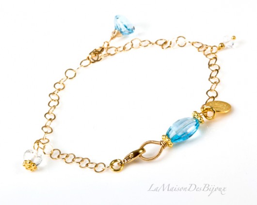 Topaz Dragon D&#039;eau Bransoletka OLANDRE