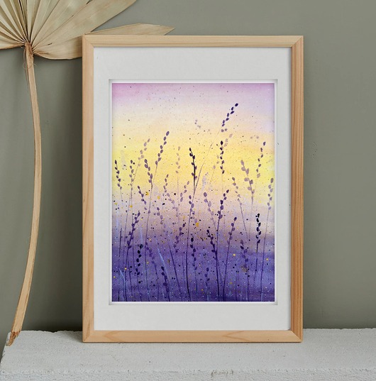 obrazy Oryginalna akwarela.  Kwiaty 23x31cm