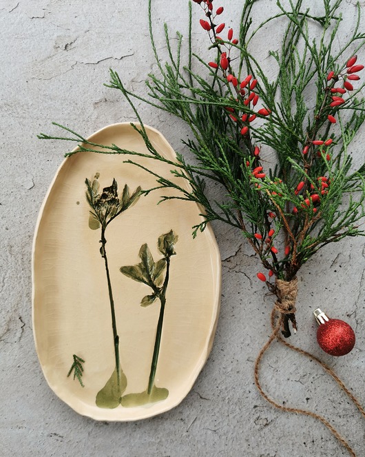 Podstawki pod kadzidełka Talerz Ceramiczny Zielnik