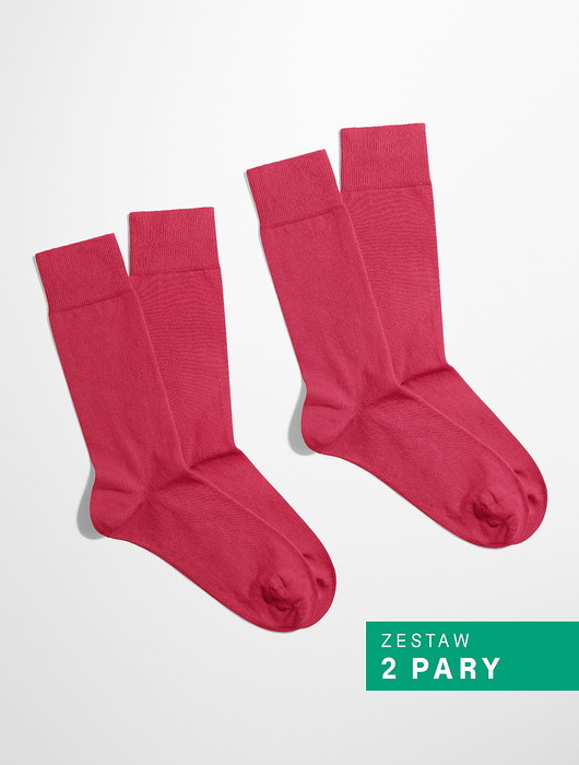 skarpetki damskie Skarpetki Essential - Rosy Charm - Różowy - Zestaw 2 pary (unisex)