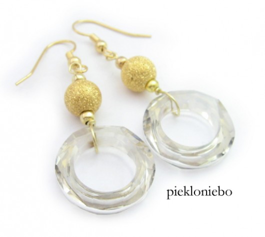 Kolczyki Legend kryształ SWAROVSKI pieklo niebo
