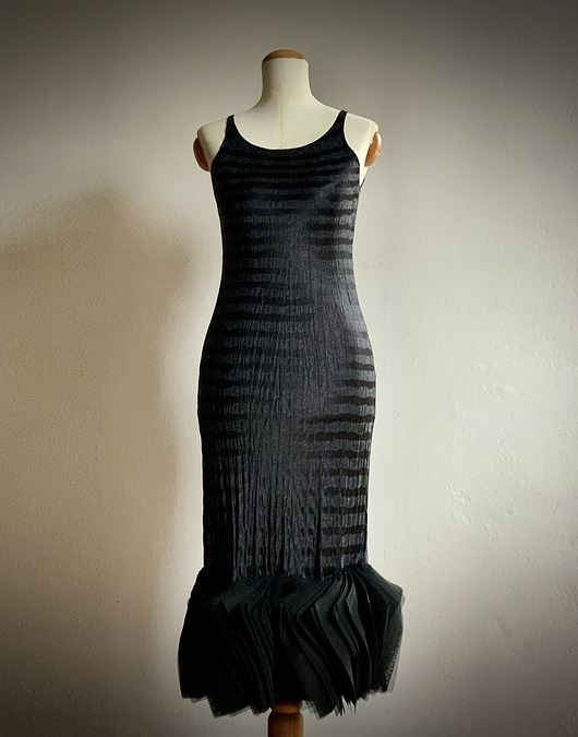 sukienki midi damskie Czarna suknia wieczorowa Black Book