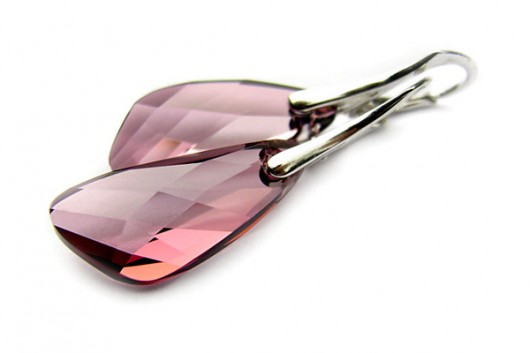 kolczyki swarovski Kolczyki srebrne z kryształami Swarovski - Dedal