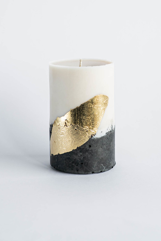 Świeca LUVO Como Złota M Luvo Candles