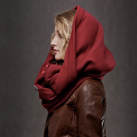 Tuba Komin Szal Kapuza BURGUND CADOaccessories