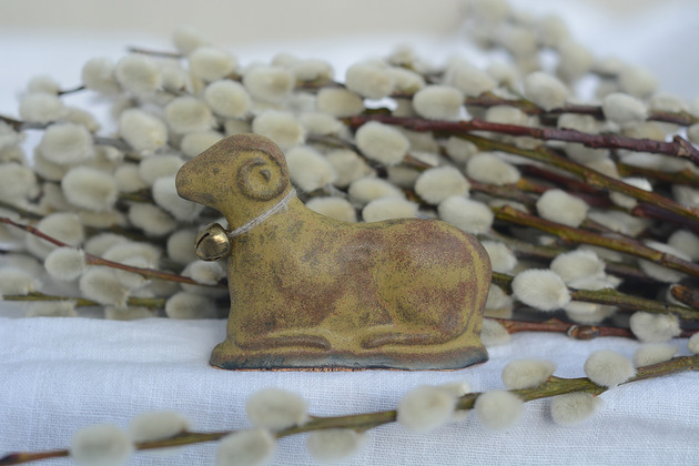 ozdoby wielkanocne Baranek wielkanocny kolekcja 'be' numer 12 baziowy