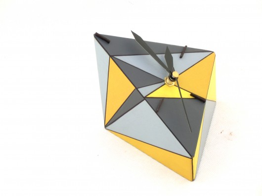 Zegarek Geometryczny SPICY Clock Wood Studio