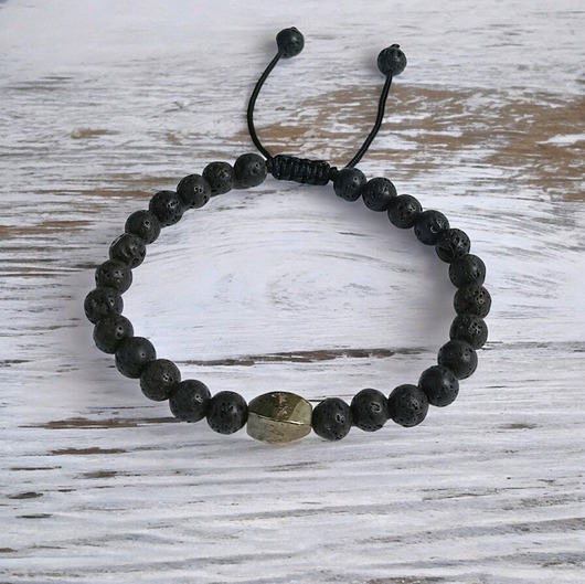 biżuteria męska Męska bransoletka : PIRYT & LAWA :: długość regulowana