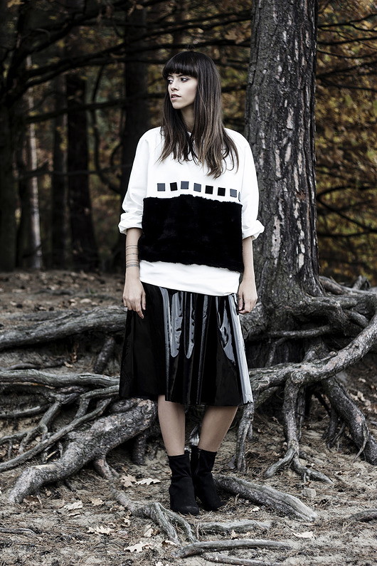 black and white oversize A2