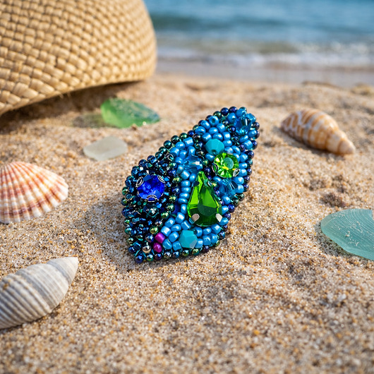 broszki Broszka Muszelka