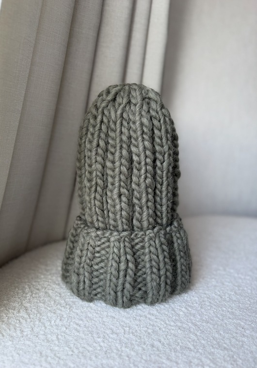 czapki damskie Gruba szalwiowa czapka