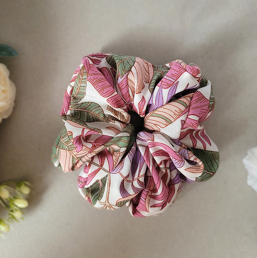 gumki do włosów Gumka Maxi Scrunchie Sweet Jungle