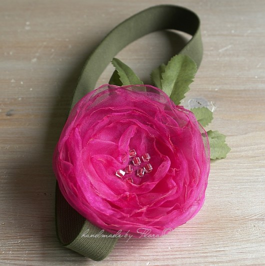 PINKI opaska na włosy FloraArt