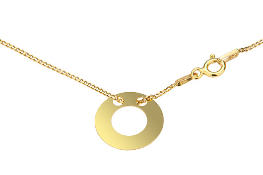 CELEBRYTKA łancuszek z zawieszką- srebro 925 poz Coccola JEWELLERY