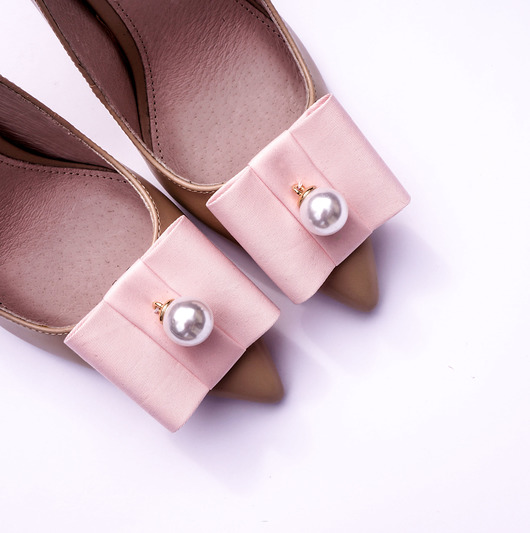 Klipsy do butów Coquet - FLAT / Powder & Pearl Coquet