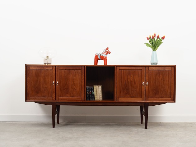 komody i szafki Sideboard tekowy, duński design, lata 70, produkcja: Dania