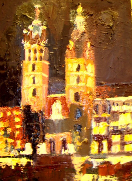 Kraków nocą Ewa
