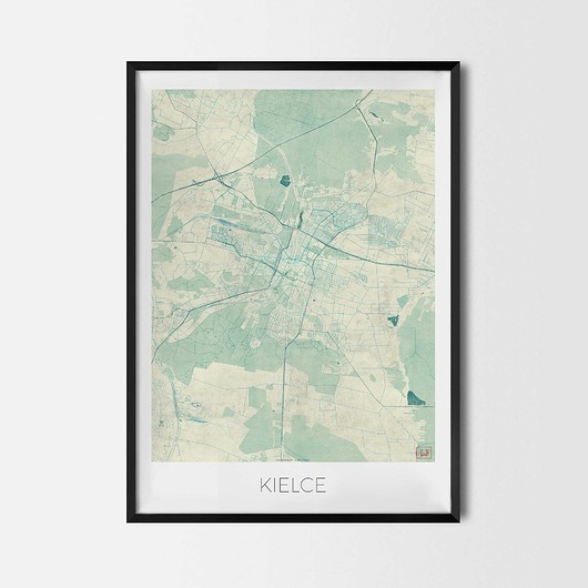 plakaty Plakat Kielce - CityArtPosters