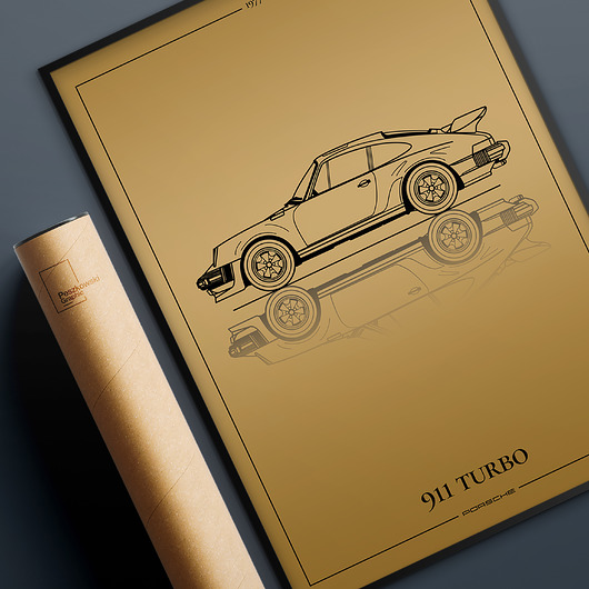 plakaty Plakat Motoryzacja - 911 Turbo
