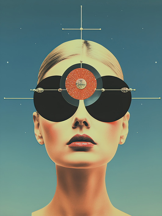 plakaty Plakat / Surrealistyczny Kolaż / Kobieta