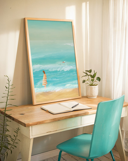 plakaty Wakacje z psem - plakat 50x70 cm