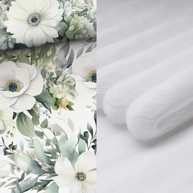 kocyki, kołderki, pościel dla dzieci WYJĄTKOWY koc _ narzuta _ anemony _ 155x200 cm