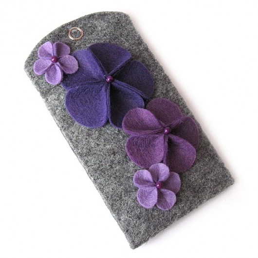 Popping Violets - etui (zamówienie) Craft Factory