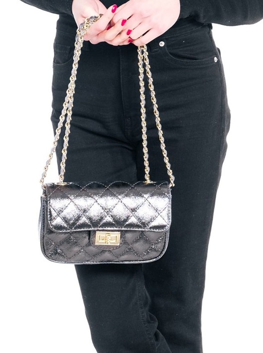 torby na ramię Torebka skórzana pikowana  (7028)