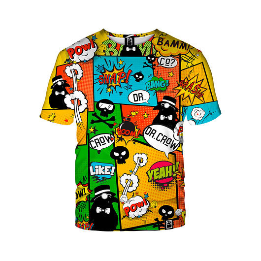 t-shirt damskie Damski T-shirt DR.CROW Komiks