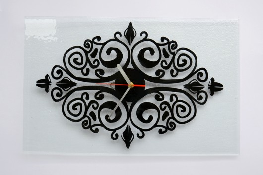 zegar ORNAMENT kolory Joanna Jagoda