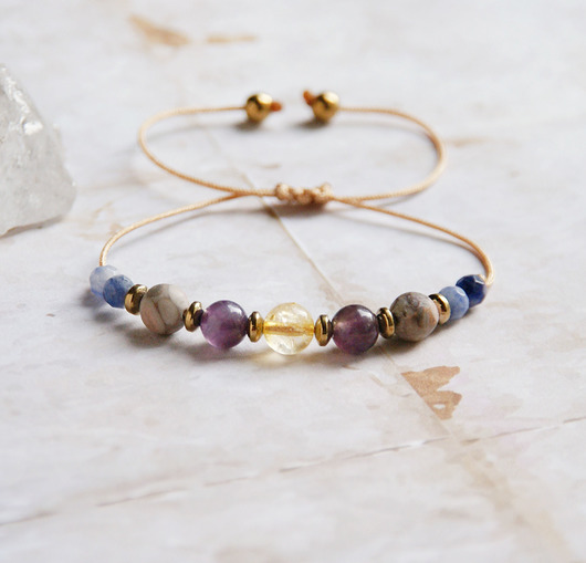 bransoletki z kamieni naturalnych PANNA - zodiac collection - NEW