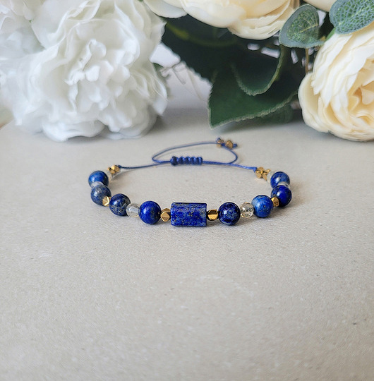 bransoletki z kamieni naturalnych Zodiakalna PANNA z Cytrynem