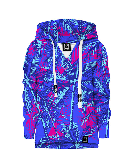 bluzy dla dziewczynki Bluza Dziewczynka DR.CROW Neon Palms