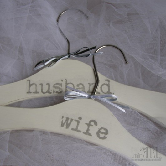husband & wife : wieszaki ślubne miniart