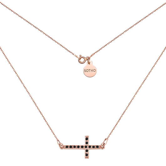 Naszyjnik z krzyżem SWAROVSKI CRYSTAL SOTHO