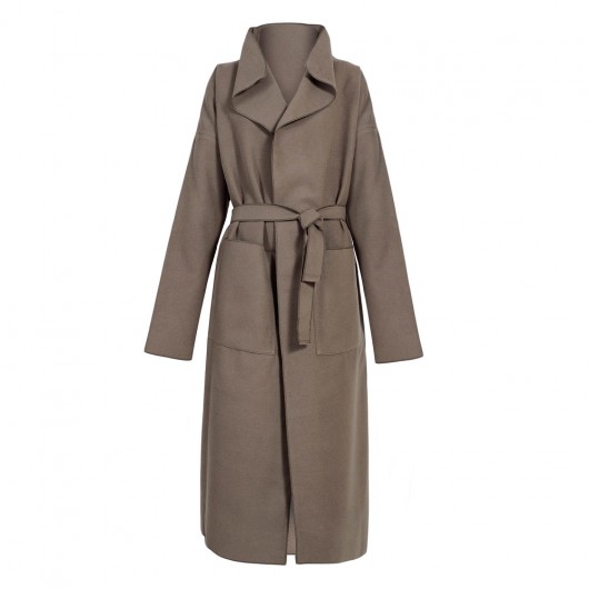 Płaszcz LOOSE COAT - brown mnishkha