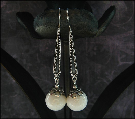 LUXURY- Biały Koral w Srebrze Bali Little Dreamer